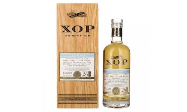 Douglas Laing XOP Bruichladdich 26 Years Old Single Cask Malt 1991 48% Vol. 0,7l medinėje dėžėje
