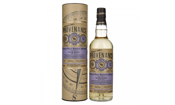 Douglas Laing PROVENANCE Blair Athol 12 Years Old Single Cask Malt 2007 46% Vol. 0,7l dovanų dėžutėje