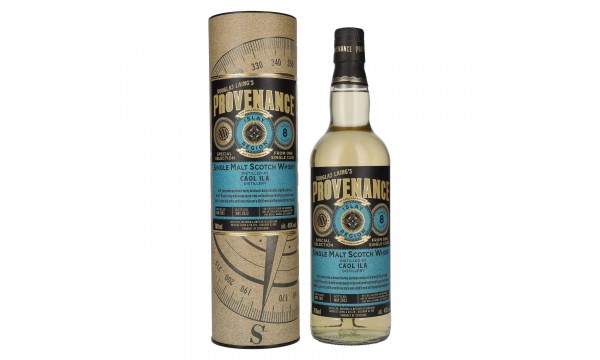 Douglas Laing PROVENANCE Caol Ila 8 Years Old Single Malt 2013 46% Vol. 0,7l dovanų dėžutėje