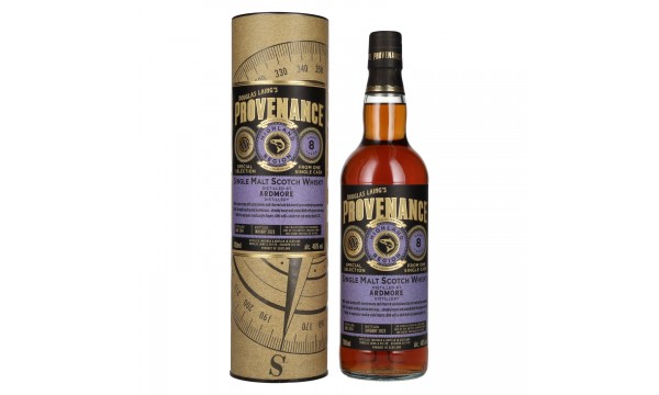 Douglas Laing PROVENANCE Ardmore 8 Years Old Single Cask Single Malt Scotch Whisky 2014 46% Vol. 0,7l dovanų dėžutėje