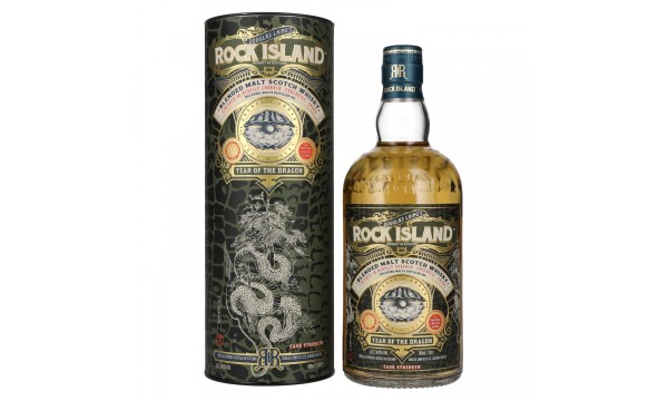 Douglas Laing ROCK ISLAND Year of the Dragon Blended Malt 54,8% Vol. 0,7l dovanų dėžutėje