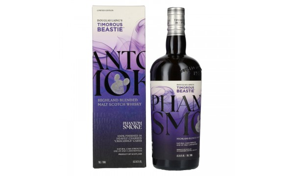 Douglas Laing TIMOROUS BEASTIE Phantom Smoke Charred Crocodile Casks Limited Edition 54,2% Vol. 0,7l Dovanų dėžutėje