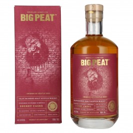 Douglas Laing BIG PEAT Pedro Ximénez Sherry Cask Finish Féis Ìle 2026 52,6% Vol. 0,7l dovanų dėžutėje