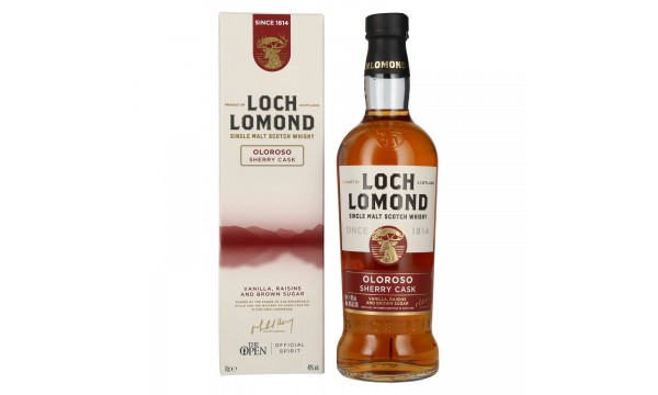 Loch Lomond THE ORIGINAL Oloroso Sherry Cask Single Malt 40% Vol. 0,7l dovanų dėžutėje