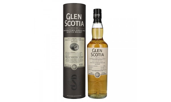 Glen Scotia 7 Years Old 1st Filll PX HOGSHEAD Cask by delicando 2016 54,9% Vol. 0,7l dovanų dėžutėje