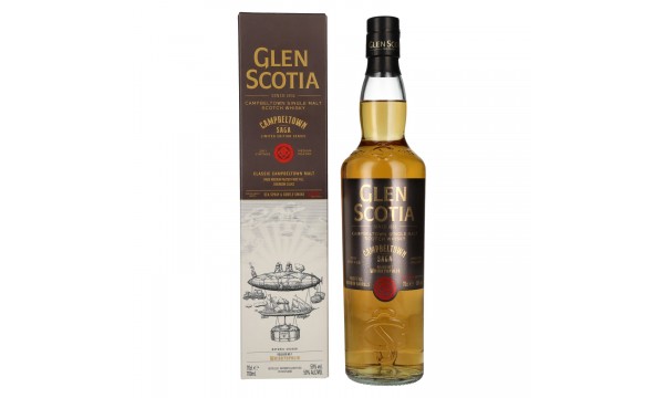 Glen Scotia Campbeltown SAGA WHISKYPOLIS Release No. 1 50% Vol. 0,7l dovanų dėžutėje