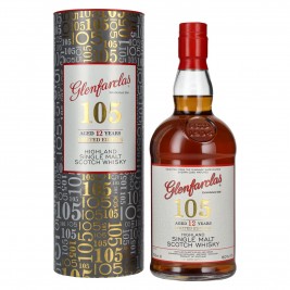Glenfarclas 105 12 Years Old Highland Single Malt The Hourglass Limited Edition 60% Vol. 0,7l dovanų dėžutėje