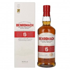 Benromach 15 Years Old Speyside Single Malt 43% Vol. 0,7l dovanų dėžutėje