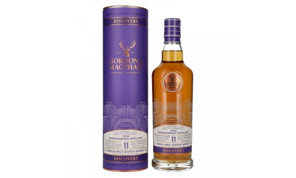 Gordon & MacPhail BUNNAHABHAIN 11 Years Old DISCOVERY Single Malt 43% Vol. 0,7l dovanų dėžutėje Gordon & MacPhail BUNNAHABHAIN 11 Years Old DISCOVERY Single Malt 43% Vol. 0,7l dovanų dėžutėje