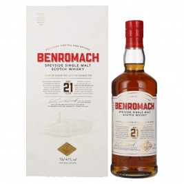 Benromach 21 Years Old Speyside Single Malt 43% Vol. 0,7l dovanų dėžutėje