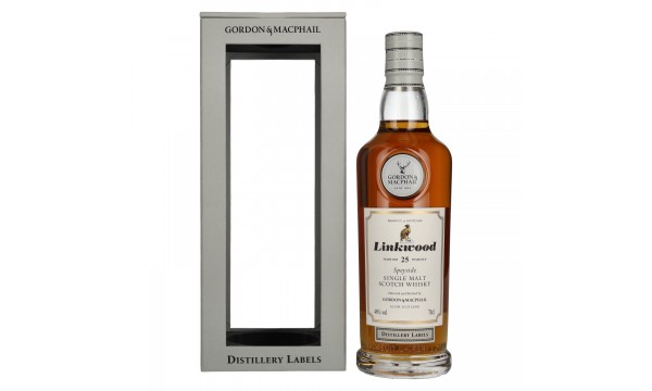Gordon & MacPhail LINKWOOD 25 Years Old Distillery Labels 46% Vol. 0,7l Dovanų dėžutėje