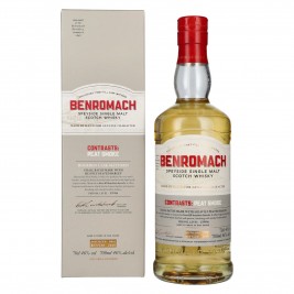 Benromach PEAT SMOKE Speyside Single Malt 2014 46% Vol. 0,7l dovanų dėžutėje