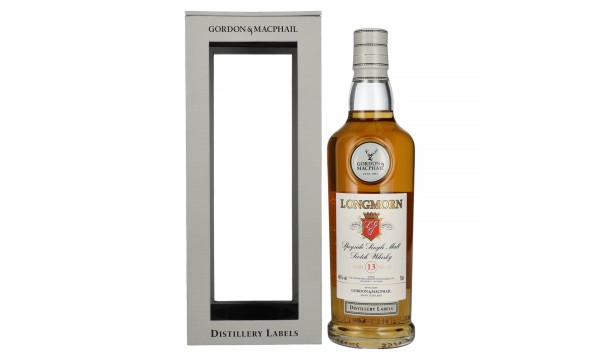 Gordon & MacPhail LONGMORN 13 Years Old Distillery Labels Speyside Single Malt Whisky 46% Vol. 0,7l dovanų dėžutėje