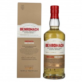 Benromach 12 Years Old HIGH ENZYME 1st fill Bourbon Barrels Speyside Single Malt 2012 46% Vol. 0,7l dovanų dėžutėje