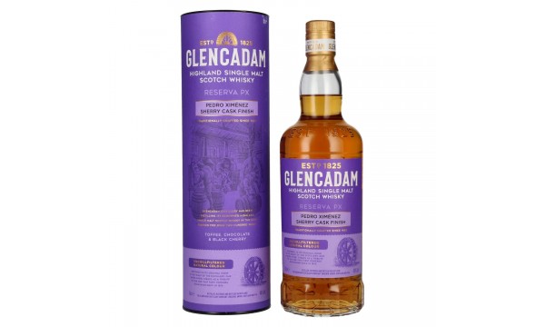Glencadam RESERVA PX Sherry Cask Finish 46% Vol. 0,7l dovanų dėžutėje Glencadam RESERVA PX Sherry Cask Finish 46% Vol. 0,7l dovanų dėžutėje