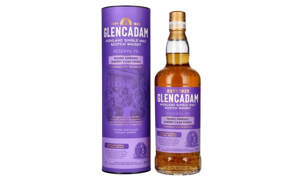 Glencadam RESERVA PX 46% Vol. 0,7l dovanų dėžutėje