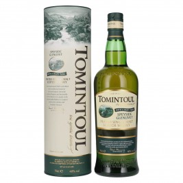 Tomintoul Single Peated Malt WITH A PEATY TANG 40% Vol. 0,7l dovanų dėžutėje