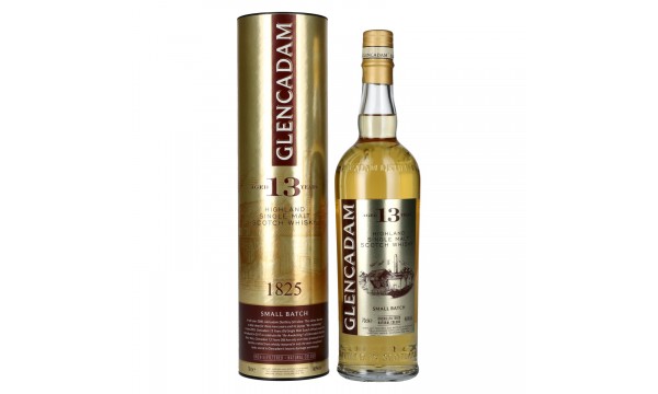 Glencadam 13 Years Old SMALL BATCH Highland Single Malt Scotch 46% Vol. 0,7l Dovanų dėžutėje