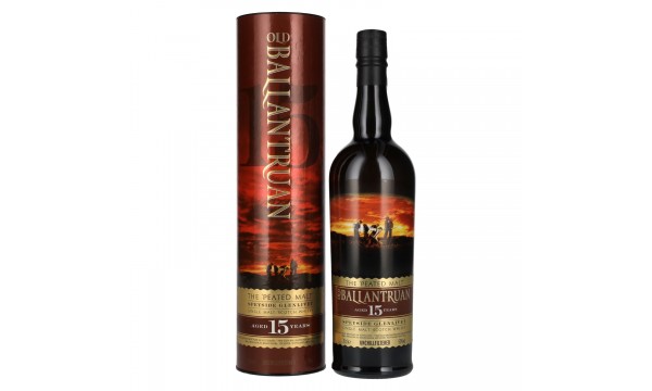 Old Ballantruan 15 Years Old The Peated Malt Single Malt Scotch Whisky 50% Vol. 0,7l dovanų dėžutėje
