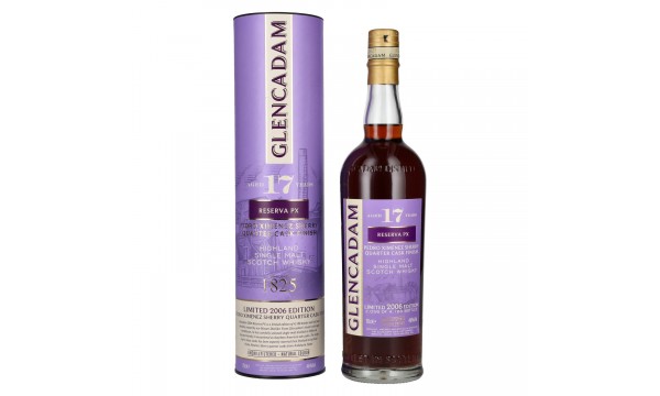 Glencadam 17 Years Old Reserva PX Sherry Quarter Cask Finish 46% Vol. 0,7l dovanų dėžutėje