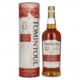 Tomintoul 12 Years Old OLOROSO SHERRY CASKS Finish Limited Edition 2010 40% Vol. 0,7l Dovanų dėžutėje