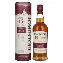 Tomintoul 15 Years Old PORT CASKS Finish Limited Edition 2006 46% Vol. 0,7l dovanų dėžutėje