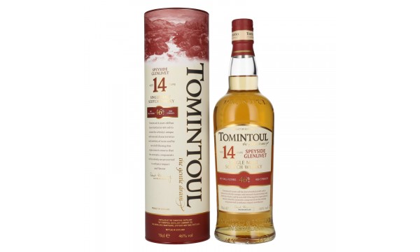 Tomintoul 14 Years Old Single Malt Scotch Whisky 46% Vol. 0,7l dovanų dėžutėje