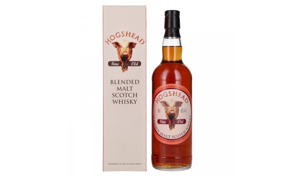 Hogshead Fine Old Blended Malt Scotch Whisky 43% Vol. 0,7l dovanų dėžutėje