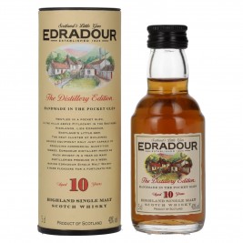 Edradour 10 Years Old 40% Vol. 0,05l dovanų dėžutėje