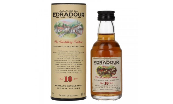 Edradour 10 Years Old 40% Vol. 0,05l dovanų dėžutėje Edradour 10 Years Old 40% Vol. 0,05l dovanų dėžutėje