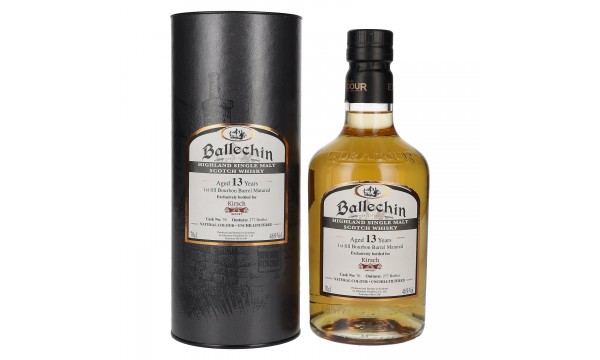 Edradour Ballechin 13 Years Old Bourbon Barrel Exclusively for Kirsch 46% Vol. 0,7l dovanų dėžutėje