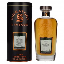 Signatory Vintage BRAEVAL 21 Years Old Cask Strength 2000 60,3% Vol. 0,7l tinbox dėžutėje
