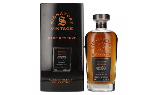 Signatory Vintage Ben Nevis 55 Years Old RARE RESERVE Cask Strength 1966 45,3% Vol. 0,7l medinėje dėžėje