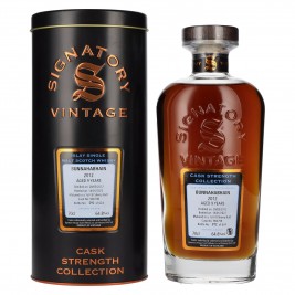 Signatory Vintage BUNNAHABHAIN 9 Years Old Cask Strength 2012 64,8% Vol. 0,7l skardinėje dėžutėje
