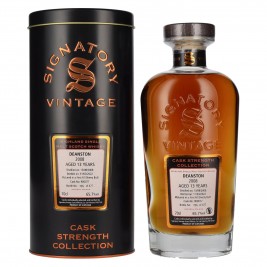 Signatory Vintage DEANSTON 13 Years Old Cask Strength 2008 65,7% Vol. 0,7l metalinėje dėžutėje