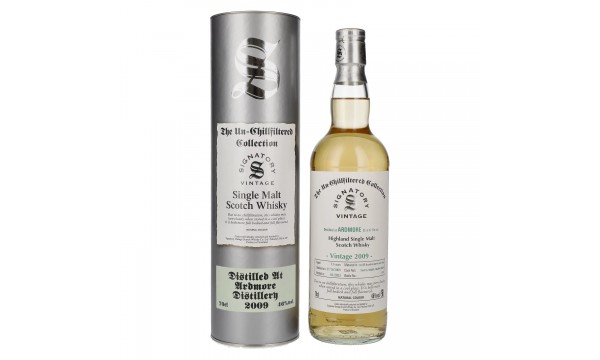 Signatory Vintage ARDMORE 13 Years Old The Un-Chillfiltered 2009 46% Vol. 0,7l dovanų dėžutėje