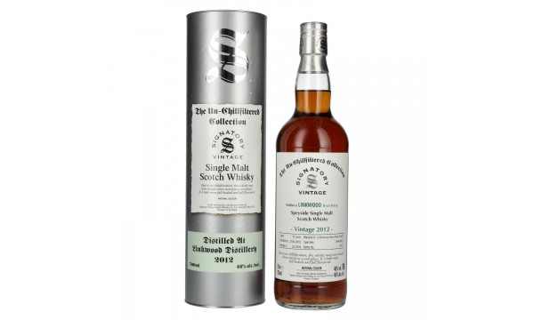 Signatory Vintage LINKWOOD 11 Years Old The Un-Chillfiltered 2012 46% Vol. 0,7l dovanų dėžutėje