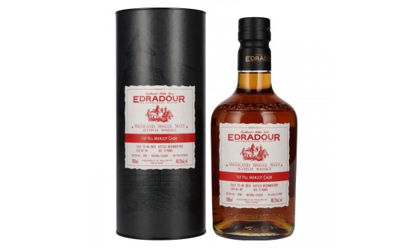 Edradour 11 Years Old ST. MICHAEL-EPPAN Merlot Cask #1 2012 48,2% Vol. 0,7l dovanų dėžutėje Edradour 11 Years Old ST. MICHAEL-EPPAN Merlot Cask #1 2012 48,2% Vol. 0,7l dovanų dėžutėje