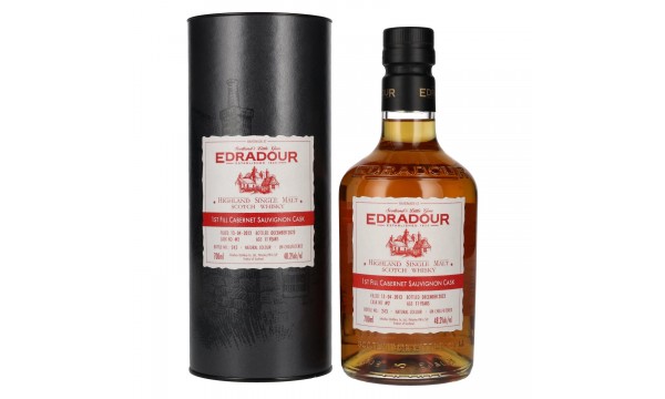 Edradour 11 Years Old ST. MICHAEL-EPPAN Cabernet Sauvignon Cask #2 2012 48,2% Vol. 0,7l dovanų dėžutėje Edradour 11 Years Old ST. MICHAEL-EPPAN Cabernet Sauvignon Cask #2 2012 48,2% Vol. 0,7l dovanų dėžutėje