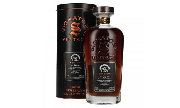 Signatory Vintage GLEN ROTHES 26 Years Old Cask Strength #9812 1997 52,4% Vol. 0,7l dėžutėje