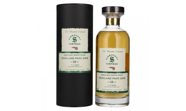 Signatory Vintage 18 Years Old HIGHLAND PARK The Decanter Collection 2006 52% Vol. 0,7l dovanų dėžutėje