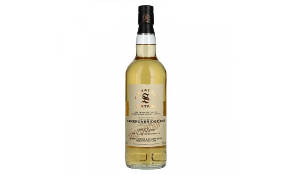 Signatory Vintage 100 Proof Edition CAMERONBRIDGE 12 Years Old Single Grain #1 2012 57,1% Vol. 0,7l Signatory Vintage 100 Proof Edition CAMERONBRIDGE 12 Years Old Single Grain #1 2012 57,1% Vol. 0,7l