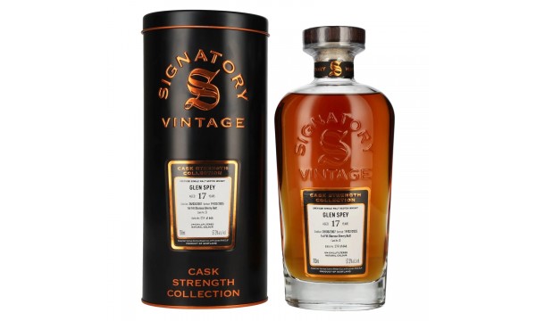 Signatory Vintage GLEN SPEY 17 Years Old 1st Fill Oloroso Cask Strength #3 2007 57,3% Vol. 0,7l dėžutėje