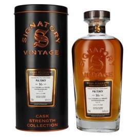 Signatory Vintage PULTENEY 16 Years Old 1st Fill Oloroso Cask Strength #12 2008 56,4% Vol. 0,7l dėžutėje Tinbox