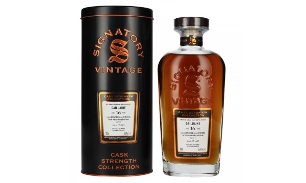 Signatory Vintage DAILUAINE 16 Years Old 1st Fill Oloroso Cask Strength #1 2008 56,8% Vol. 0,7l į metalinę dėžutę
