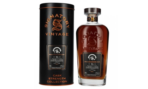 Signatory Vintage SYMINGTON'S CHOICE 16 Years Old AUCHROISK PX Hogshead Finish #3 2008 57,9% Vol. 0,7l dovanų dėžutėje Signatory Vintage SYMINGTON'S CHOICE 16 Years Old AUCHROISK PX Hogshead Finish #3 2008 57,9% Vol. 0,7l dovanų dėžutėje