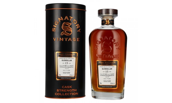 Signatory Vintage GLENDULLAN 15 Years Old 1st Fill Oloroso Cask Strength #10 2009 55,5% Vol. 0,7l į Tinbox