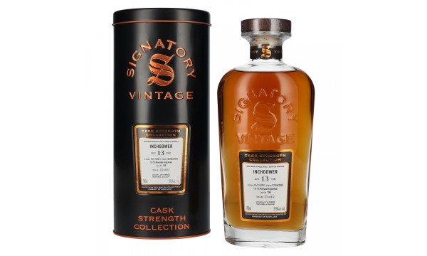 Signatory Vintage INCHGOWER 13 Years Old 1st Fill Marsala Cask Strength #108 2011 59,6% Vol. 0,7l dėžutėje