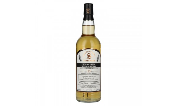 Signatory Vintage NORTH BRITISH 15 Years Old Bourbon Barrel #260321+260349+260504 2009 46% Vol. 0,7l