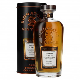 Signatory Vintage KNOCKDHU 16 Years Old 2nd Fill Oloroso Sherry Butt Cask Strength #7 2008 56,9% Vol 0,7l dėžutėje